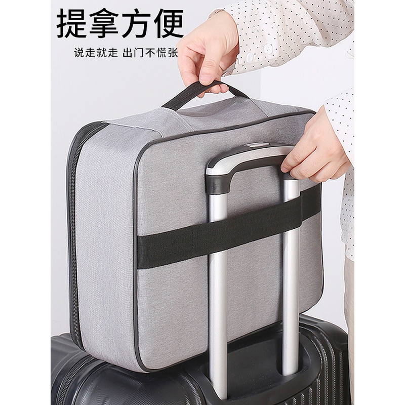 家柏饰(CORATED)收纳包便携小卡包多层大容量多功能箱档案家庭文件家用整理盒高清大图