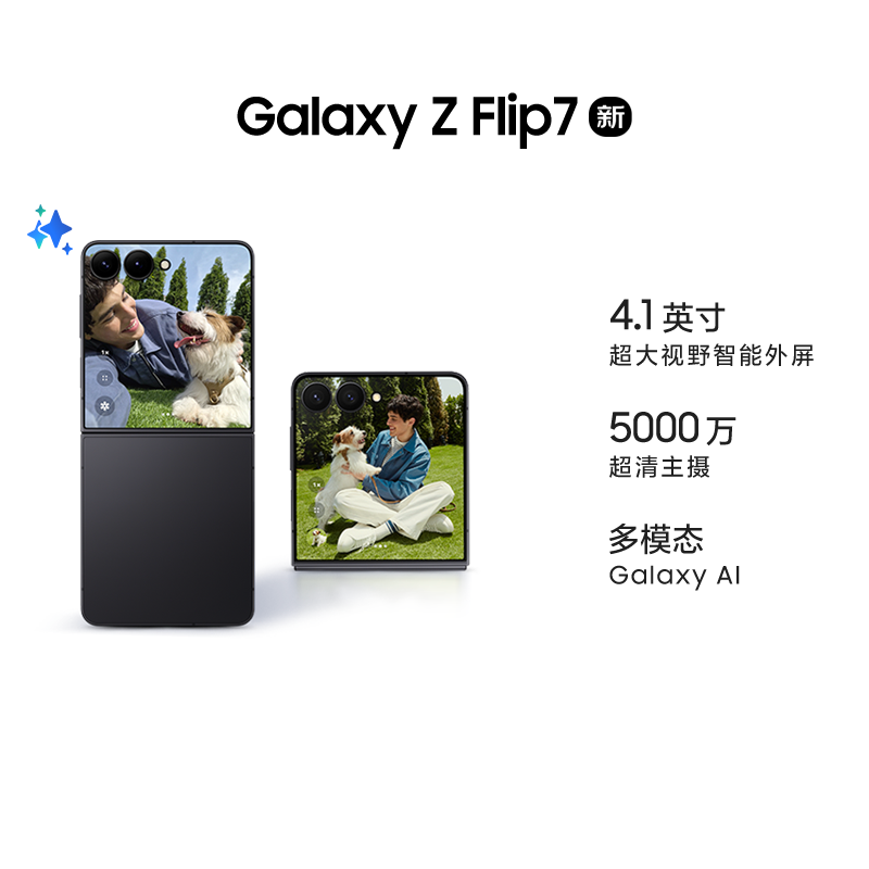 三星Galaxy Z Flip7 5G（SM-F7660）12GB+256GB 秘影黑