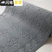 开业店铺走廊结婚红地毯商用过道楼梯房间满铺整卷防滑迎宾踏步垫_1_109 1.6米宽*7.5米一卷 深灰色大气耐脏