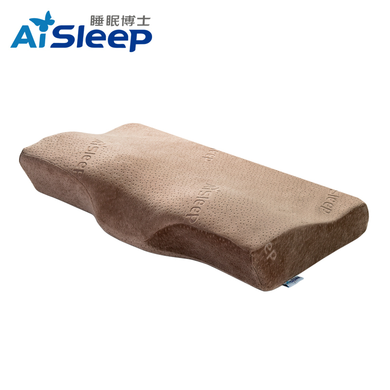 睡眠博士(AiSleep)枕芯 全方位蝶形慢回弹 记忆棉护颈记忆枕 颈椎保健枕头 50*30*6/10cm 标准款