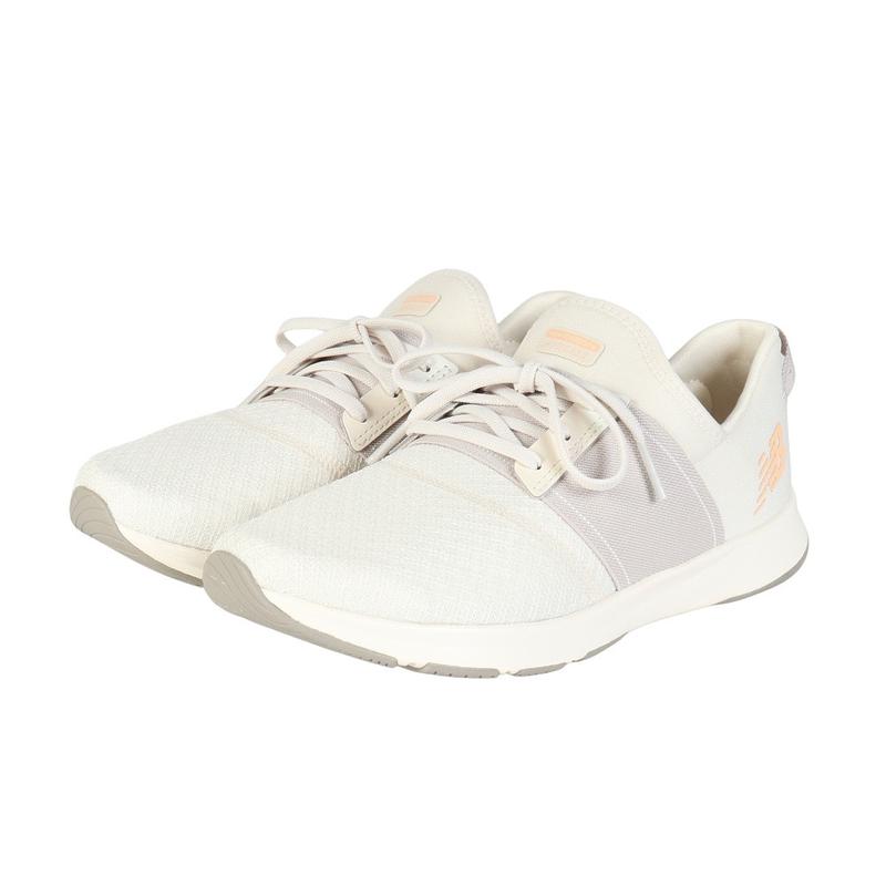 新百伦(New Balance)女鞋综合训练鞋轻量透气缓震支撑户外健身运 Beige 37.5