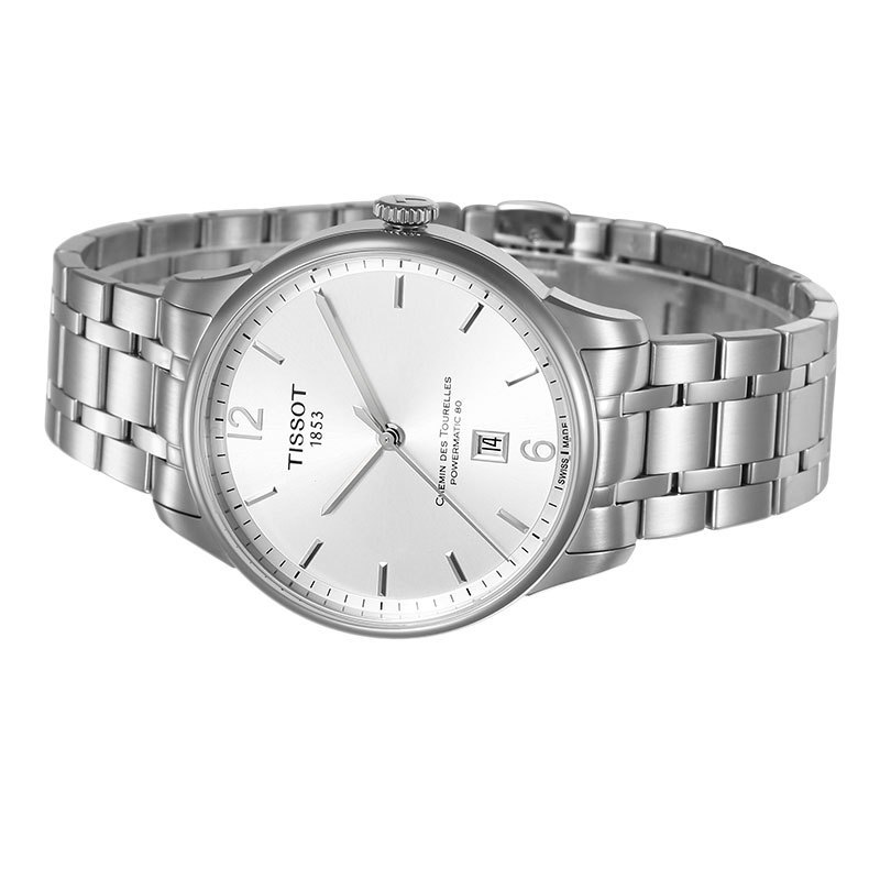 瑞士TISSOT 天梭 杜鲁尔系列 简约自动机械男表 T099.407.11.037.00高清大图