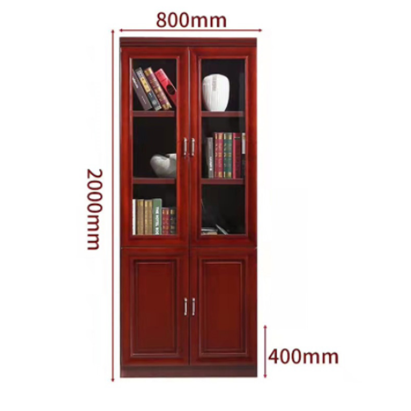 悦雅阁 文件柜木质 两门800*400*2000 /组高清大图