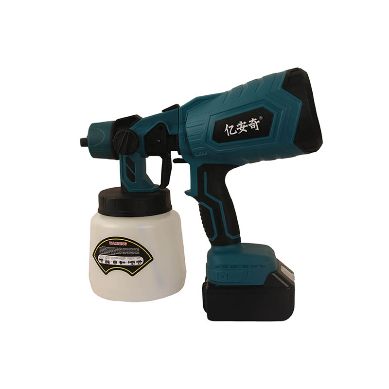 亿安奇 21V充电式锂电喷漆枪 有刷电机 二电一充 台高清大图