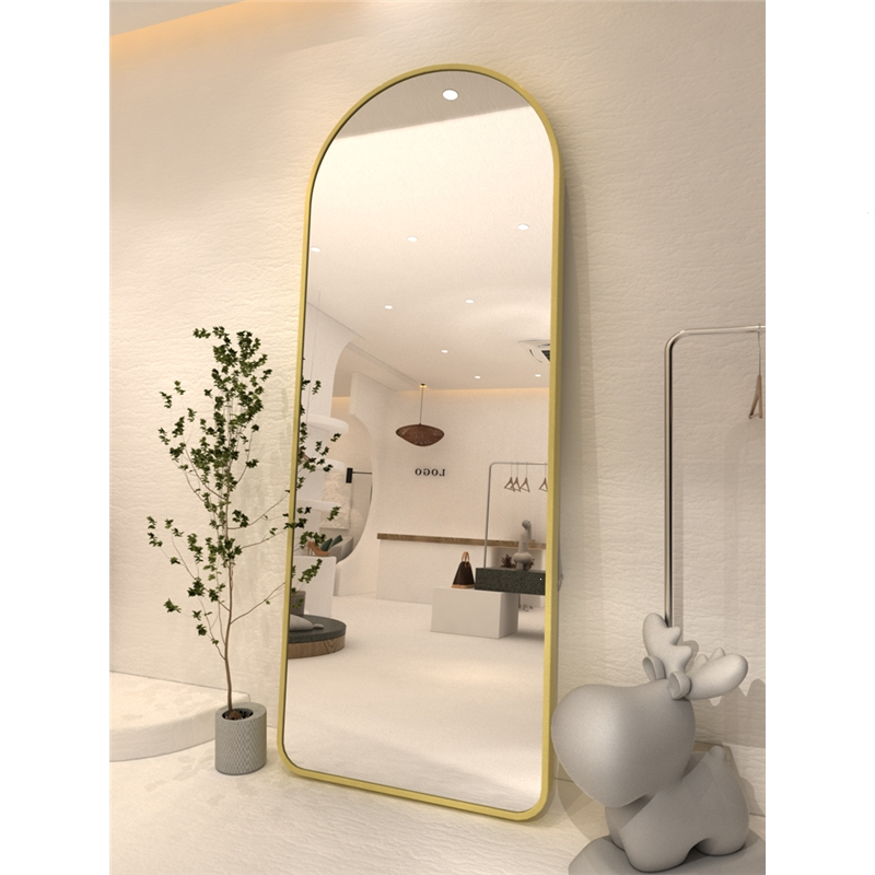 闪电客全身镜落地镜家用女生卧室壁挂ins风穿衣镜服装店试衣大镜子