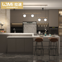 拉迷全屋定制 橱柜厨房整体石英石橱柜定做开放式封闭式厨房中岛台橱柜定制