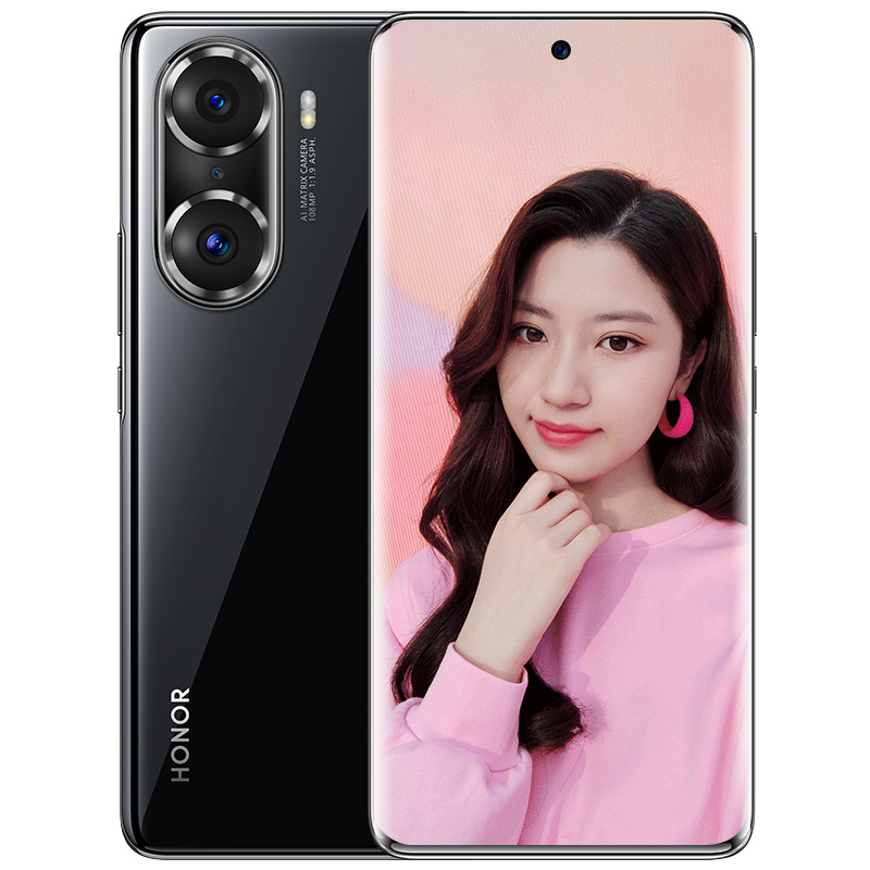 荣耀(honor) 荣耀60 Pro全网通版 12GB+256GB 亮黑色 流光四曲屏 1亿像素多主摄影像系统 前置5000万超感知镜头 骁龙778G+ 移动联通电信全网通5G手机