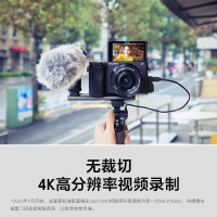 Sony/索尼 微单相机 ILCE-6400K APS-C画幅标准单镜套装 SELP1650 II镜头
