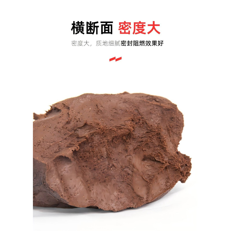 鹏超 防火泥 柔性有机堵料 电缆防火堵泥 桥架防火胶泥 100KG
