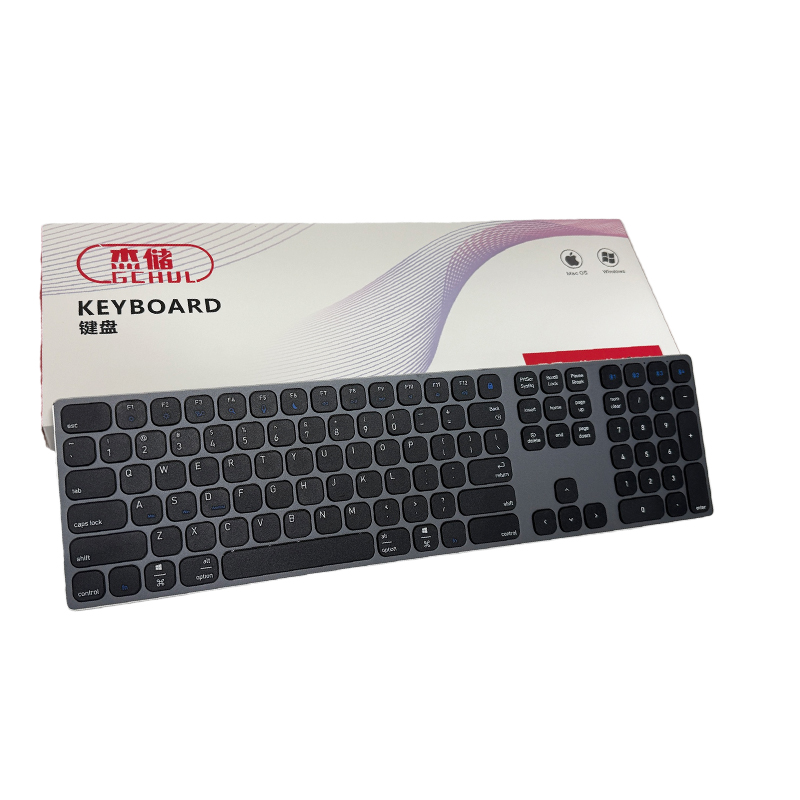 杰储(GCHUL) J120 无线 全铝合金 键盘 (计价单位:个) 黑色高清大图