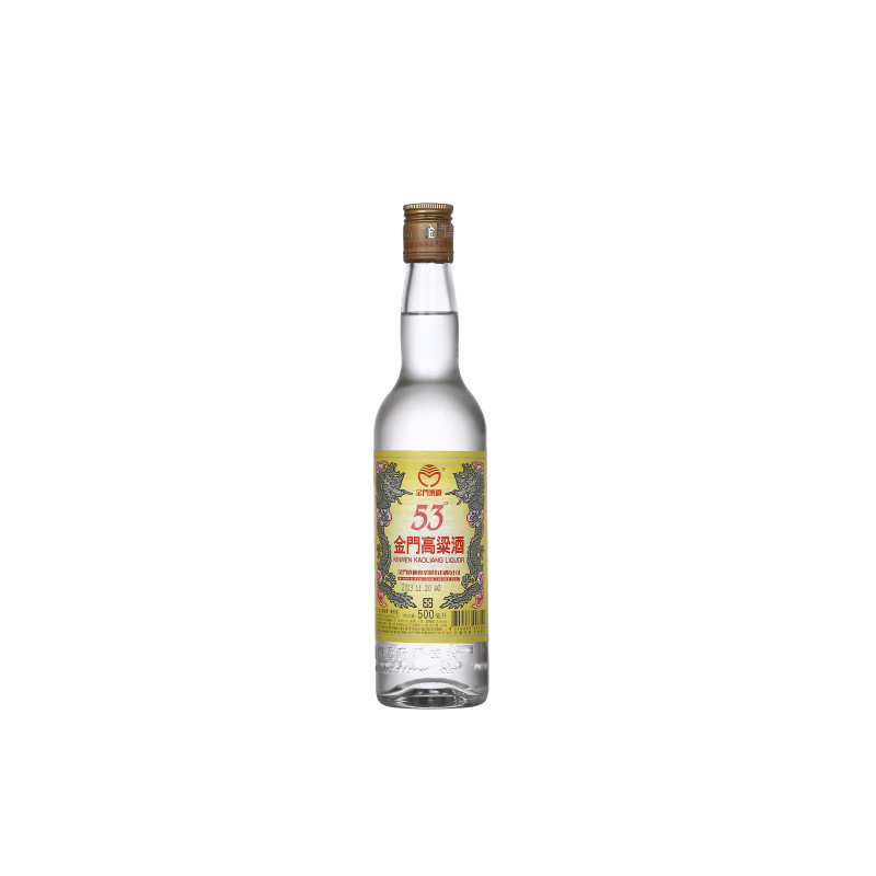 金门高粱酒台湾进口黄金龙 500ml53度商务高度纯粮食酿造瓶装白酒