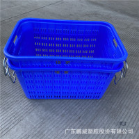 带铁耳蔬菜胶框 菜花四季豆周转箩筐 水果菜箩