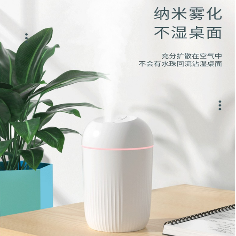 LOOMOO乐默 乐默迷你桌面加湿器 LJS-001 白色 货期1周高清大图