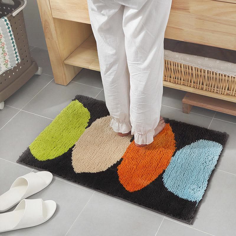 可机洗地毯吸水地垫厅浴室防滑垫家用厨房进垫厕所大口脚垫图片