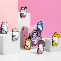 名创优品(miniso) 萌力星球TUTU车系列盲盒徽章衣物服饰帽子创意玩偶装饰
