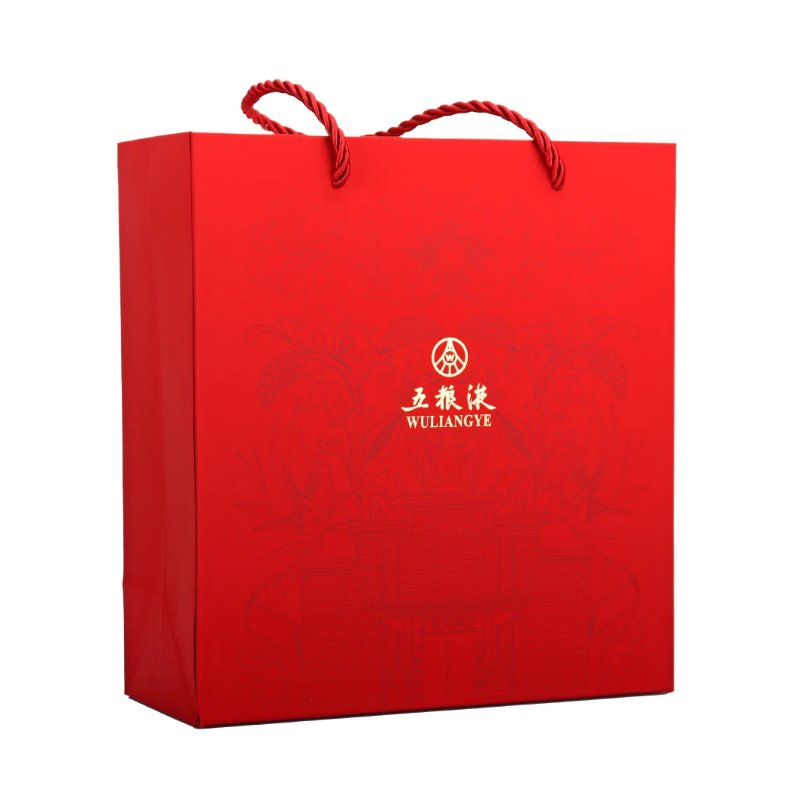 五粮液八代经典花好月圆小酒版礼盒100mlx2瓶52度浓香型高清大图