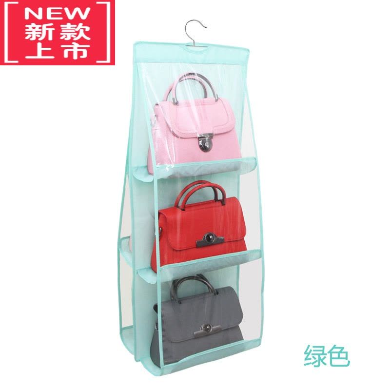 可莉允牛津布包包收纳挂袋悬挂式衣柜收纳袋布艺衣橱防尘袋收纳架挂包袋图片