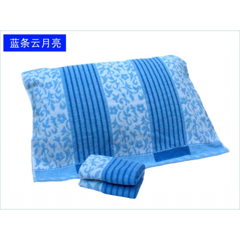 美帮汇单人枕巾全棉加厚柔软透气情侣学生宿舍全棉吸汗吸水四季枕头巾高清大图