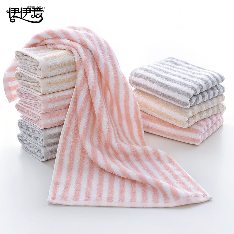 伊伊爱 YQC25279 青春之歌毛巾 34*76cm/90g 浅灰色高清大图