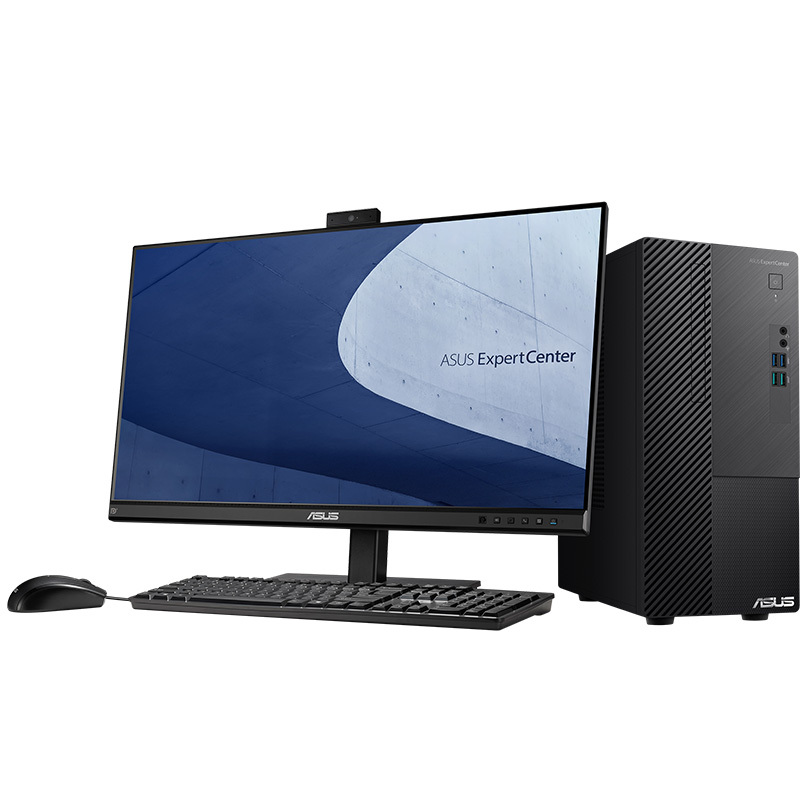 华硕(ASUS)商用台式电脑 弘道D500MD (I3-12100 4G 256G 集显 DOS )