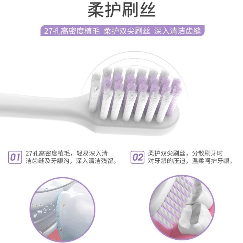 冷酸灵牙刷小头软毛护龈学生成人男女情侣款家庭多支装旗舰店正品