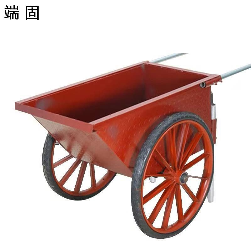 端固 翻斗车灰斗车手推车钢板厚2.0+实心轮大号L-2.0/个图片
