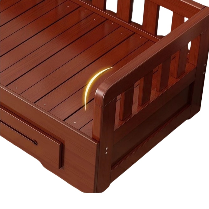 豫龙都实木沙发床1.5m张高清大图