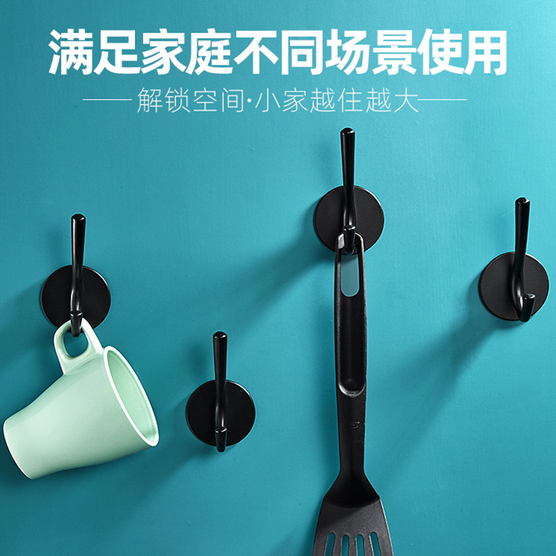 挂钩强力粘胶墙壁壁挂厨房无痕门后挂衣粘钩免打孔墙上承重置物架