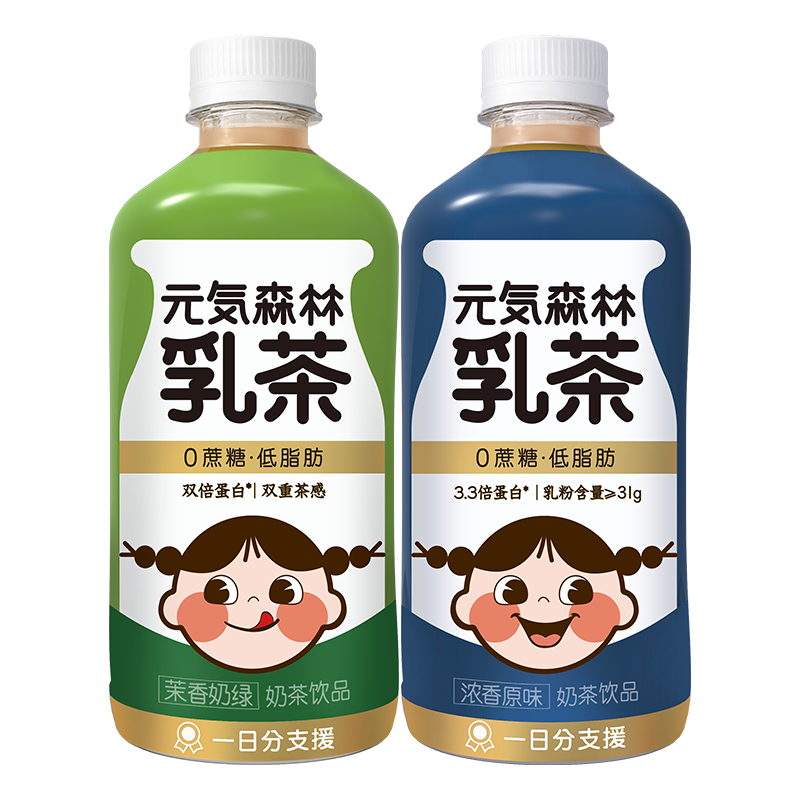 元気森林茶饮料元气森林0蔗糖奶茶网红牛乳茶低脂低卡元气森林茶饮料6瓶装 价格图片品牌报价 苏宁易购元気森林旗舰店