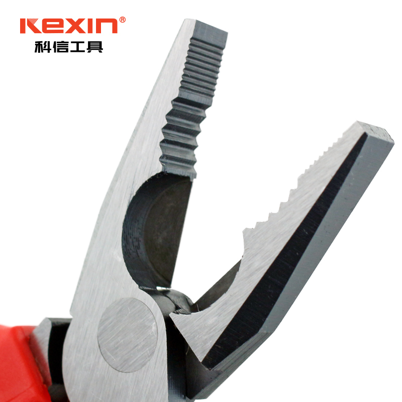 科信(kexin)工业级省力钢丝钳 克丝钳老虎钳断线钳 8英寸 KX143
