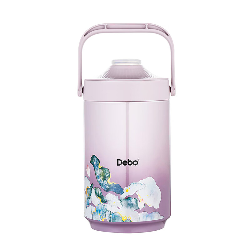 德铂保温桶2.1L大容量古韵香三层保温提锅DEP-DS411(颜色随机)高清大图