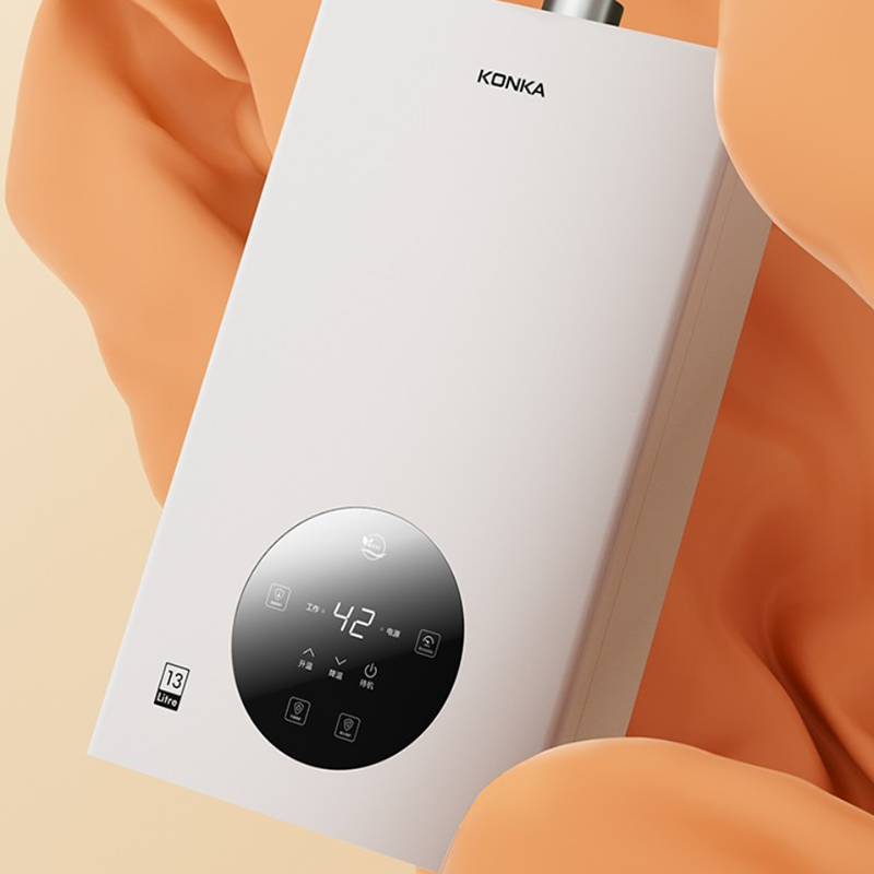 康佳(KONKA) 13升燃气热水器天然气:JSQ25-13KC08(7607TF)高清大图