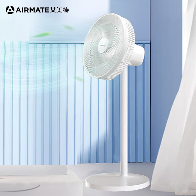艾美特落地扇 家用轻音节能风扇大风量 宿舍办公室可用智能定时循环自然柔风/FS30143R