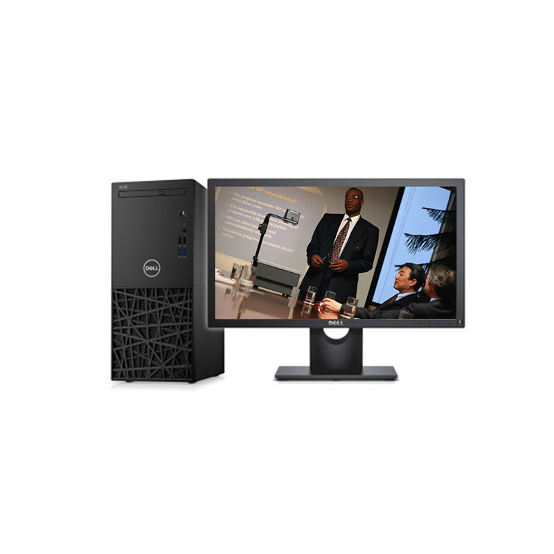 戴尔(DELL)成铭3980 台式电脑21.5英寸显示器I3-8100 8G 1T+128G固态 刻录 2G独显