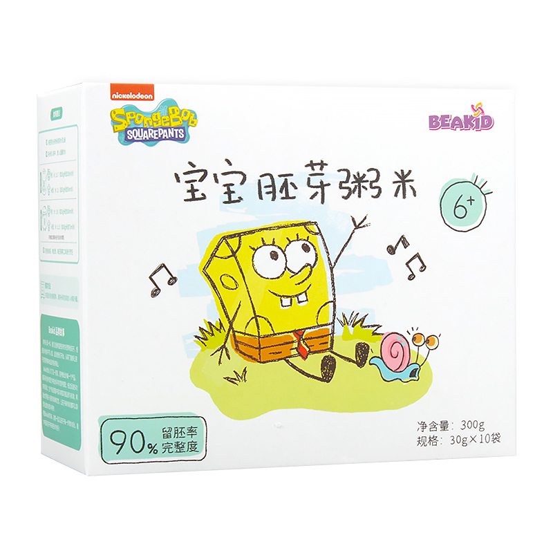 beakid海绵宝宝胚芽粥米