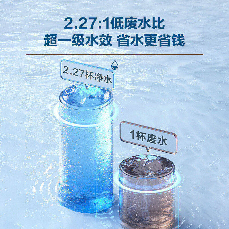 安吉尔净水器家用直饮反渗透自来水过滤器厨下哪吒600臻选净水机