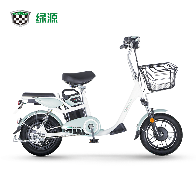 绿源新国标电动车小型成人48v锂电池电瓶车jcy男女代步电动自行车