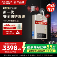 史密斯 13升燃气热水器 热交换器8年包换 防CO中毒 APP智慧互联主动服务 JSQ26-TM5Wi(天然气)