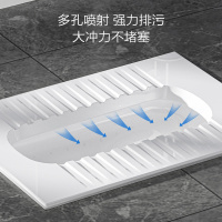 JOMOO九牧 蹲便器水箱套装卫浴整套蹲坑蹲厕便池前排水防臭大便器14095/14136