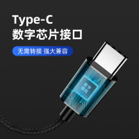 纽曼type-c耳机XLT05 锖色有线高音质苹果vivo华为oppo小米手机入耳电脑超重低音全民k歌游戏吃鸡带麦通用