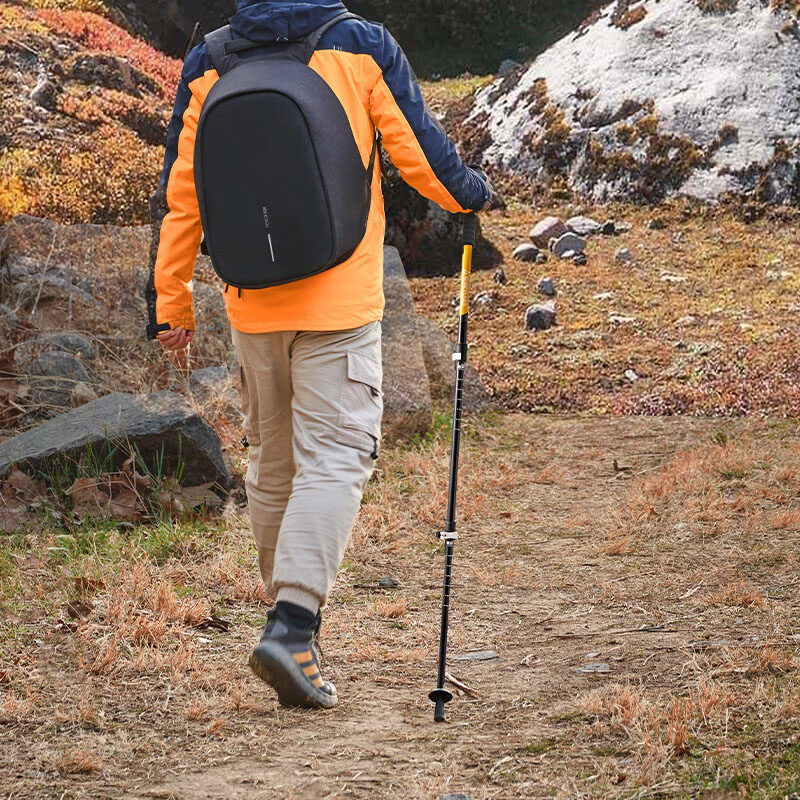 尚烤佳登山杖防滑减震易收纳携户外稳固支撑三节伸缩朗月款SKJ-635高清大图