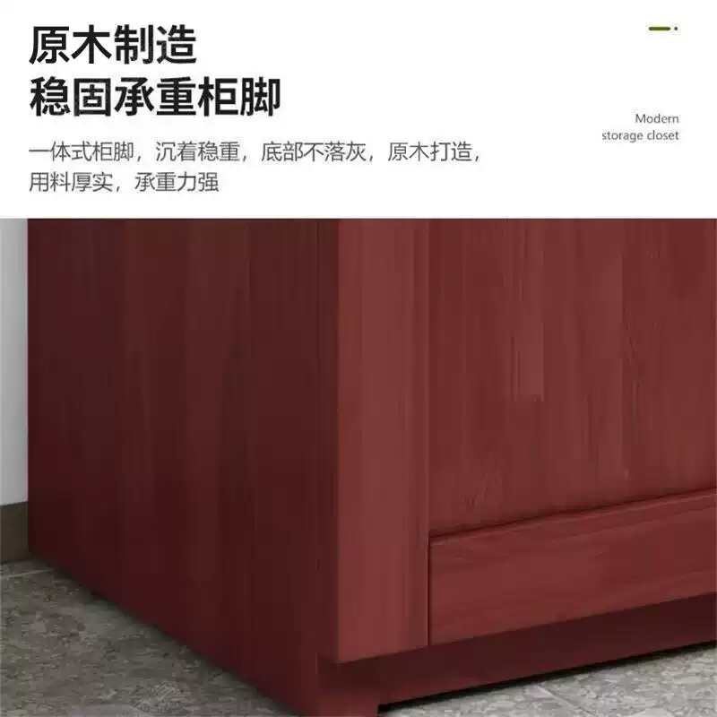 易企采 制式营具两门衣柜营房内务柜物品柜木质衣柜双人更衣柜