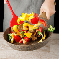 AMERCOOK阿尔菲塔麦饭石煎锅不粘锅26cm 家用煎炒锅炒锅平底锅煎盘煎饼煎蛋锅煎牛排锅 多功能明火电磁炉通用锅具