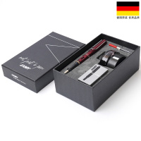 凌美(LAMY)恒星AL-star系列钢笔 签字笔墨水笔 墨水套装紫红F尖 紫红