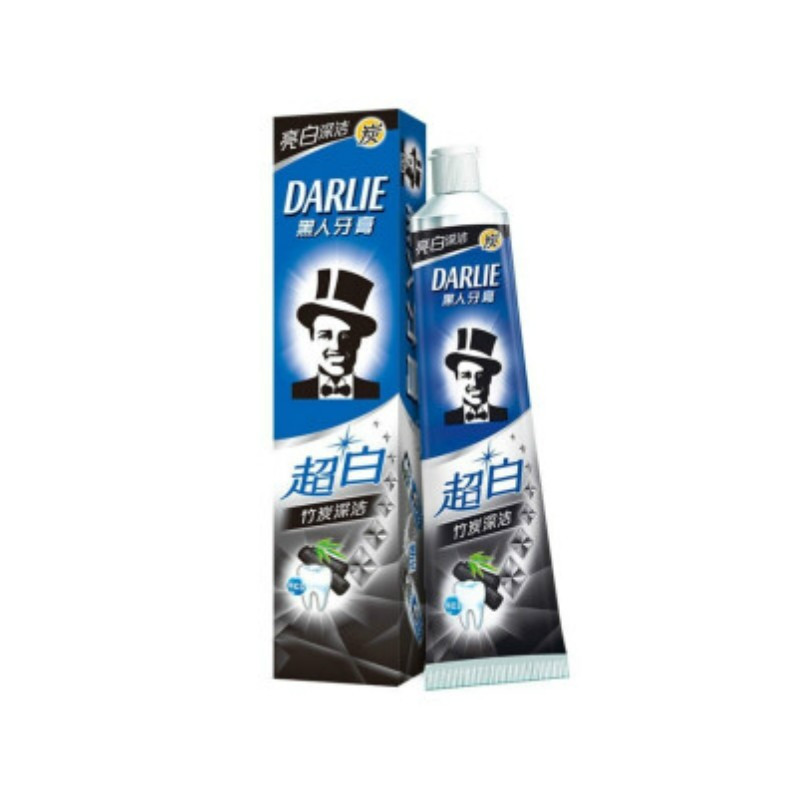 黑人(DARLIE) 超白竹炭深洁牙膏190g单支装 单位：支
