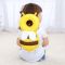 黄色蜜蜂透气小号(15*25) 头部宝宝四季用品学步带婴幼儿学走路护头帽防摔背包保护垫小蜜蜂