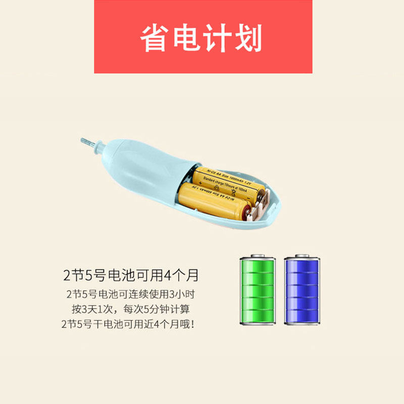 开优米kiuimi开优米宝宝电动磨甲器婴儿指甲剪新生儿童指甲剪婴儿防夹肉指甲剪粉色