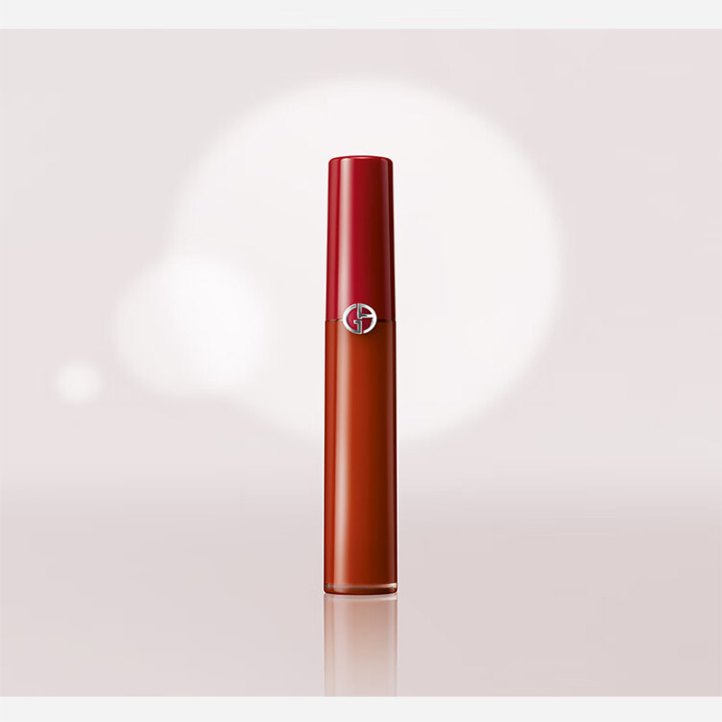 阿玛尼(ARMANI)「传奇红管」 臻致丝绒哑光唇釉206 6.5ml 陶土红棕高清大图