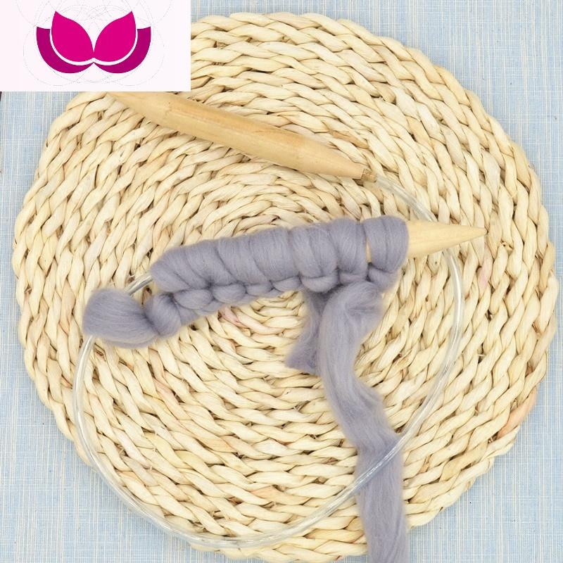 七斓环针超粗20毫米竹针直针长针超粗12毫米冰岛毛线帽子编织粗毛线