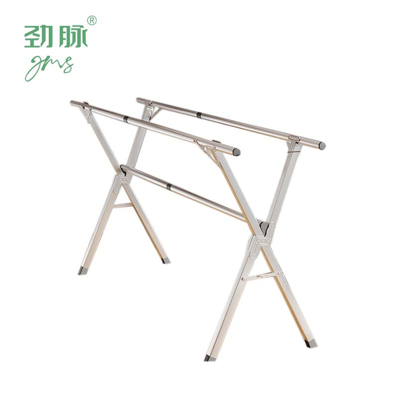 劲脉 折叠晾衣架 三杆方管2.4米 个高清大图